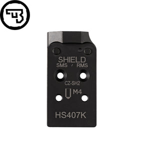 CZ Shadow 2 plaque adaptatrice | Shield RMSc & Holosun K-series empreinte