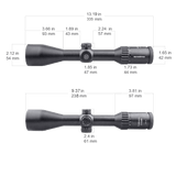 Vector Optics Continental 2-12x50 SFP lunette de tir 