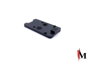 Dan Wesson DWX Plaque adaptatrice | Trijicon RMR empreinte