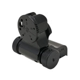 Folding adjustable sights for Picatinny base | with fiber optics