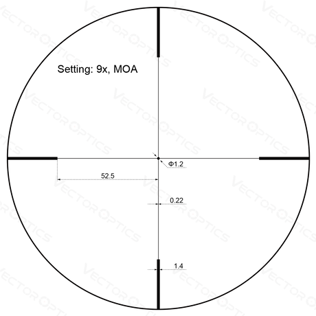 Vector Optics Forester JR. 3-9x40 Zielfernrohr