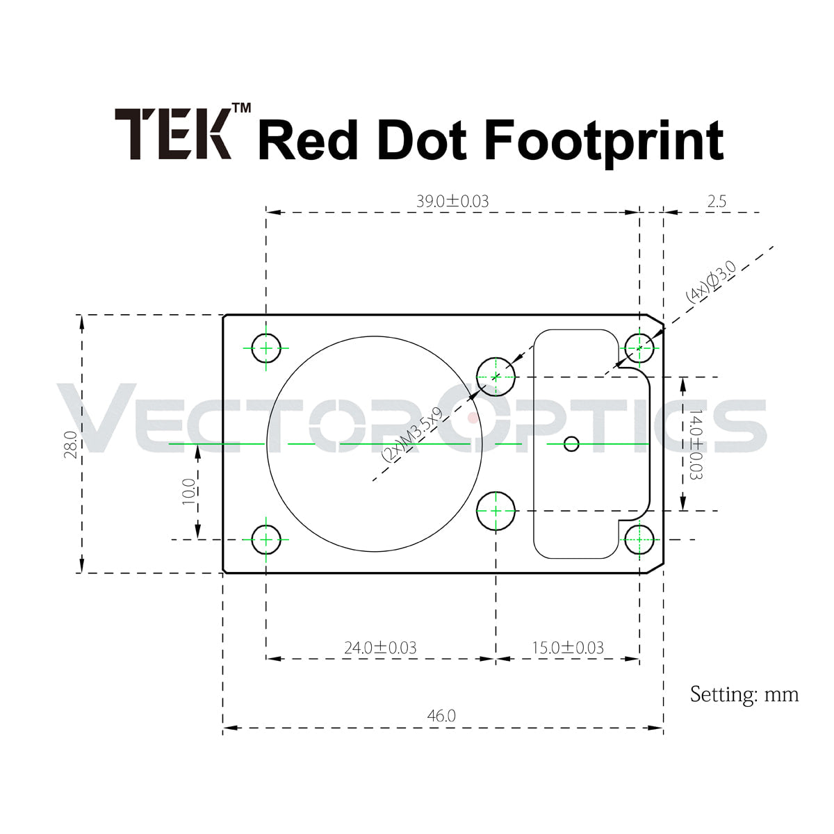 Vector Optics Frenzy 1x17x24 point rouge 