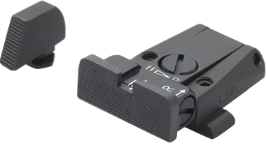 Glock [G17, G19, G26 & autres] ensemble de visée réglable | rainuré 