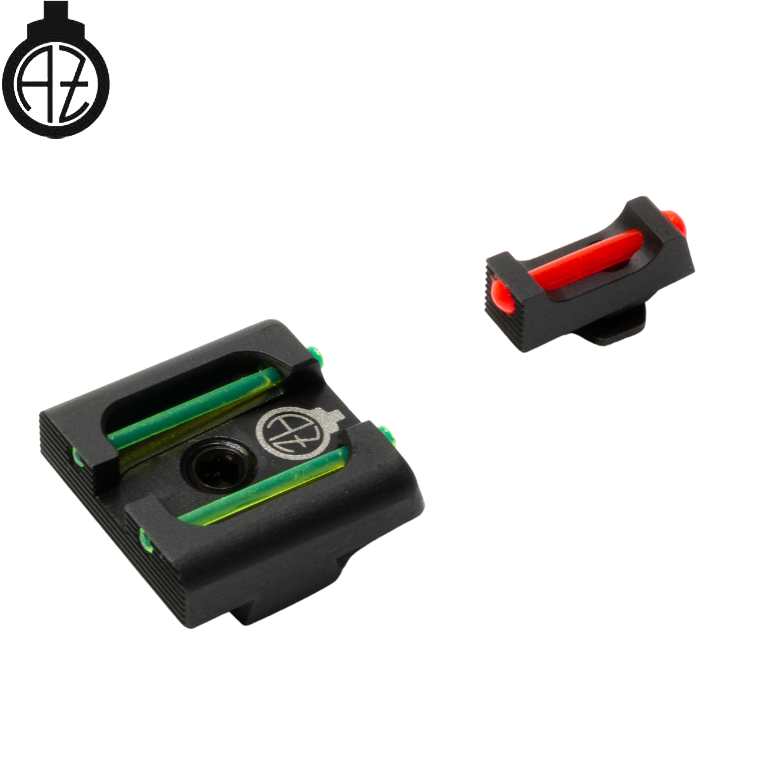 Glock [G17, G19, G26 & aner] Sportsiichter mat Faseroptik | Typ B 