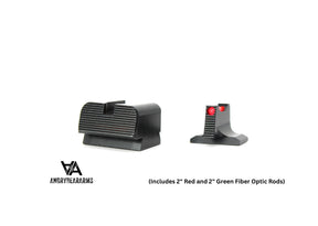 HK VP9 OR HK SFP9 OR hohe Visierung | mit Glasfaseroptik