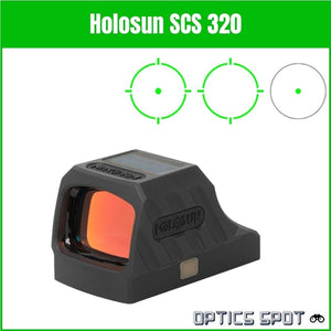 Optique pour pistolet Holosun avec montage direct