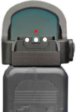 CZ P-10 Optics Ready organes de visée semi-réglables | avec points luminescents