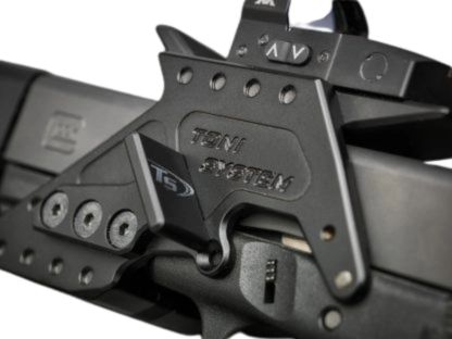 Routpunktmontage Frame-Montage fir Glock gen 4 Modeller [G17, G22, G34 & other] | Trijicon RMR Foussofdrock