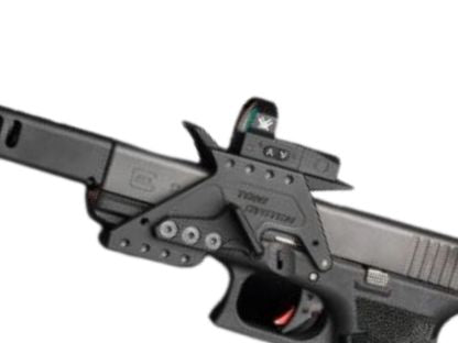 Routpunktmontage Frame-Montage fir Glock gen 4 Modeller [G17, G22, G34 & other] | Trijicon RMR Foussofdrock