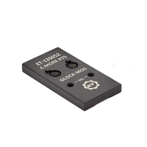 Routpunkt Adapterplack fir Glock MOS | C-More RTS Foussofdrock