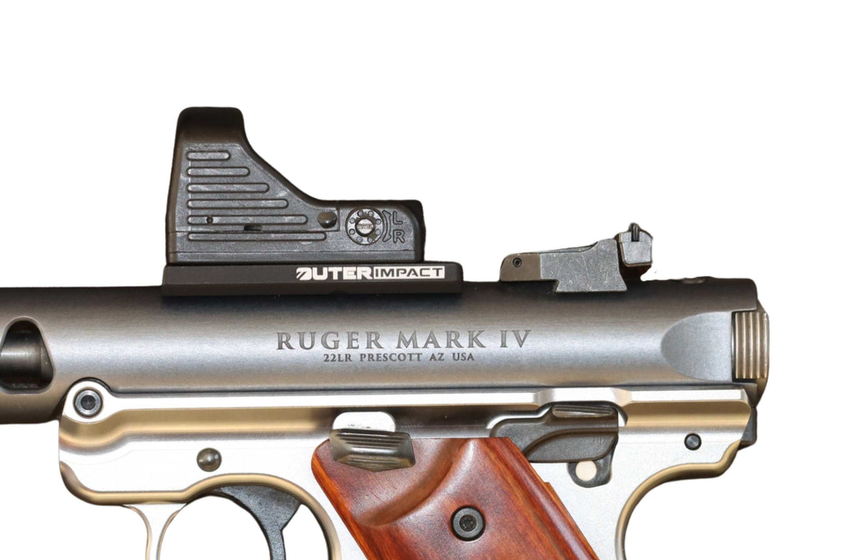 Ruger Mark III & Mark IV Optics Ready plaque | type C [RMR, RTS & Docter footprints] 