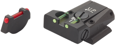 Ruger P91 - P97 verstellbare Viséier Set | mat Faseroptik Typ B 