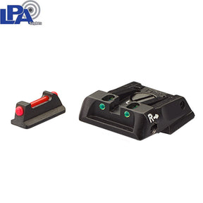 Walther Q4 SF OR & Q5 Match SF organes de visée réglables | avec fibre optique
