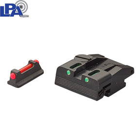Walther [PPQ P99 Creed PPX & PPS] organes de visée réglables | avec fibre optique