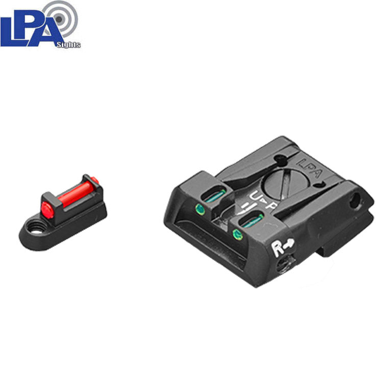 CZ P-07, CZ P-09 verstellbare Visierset mat Faseroptik 