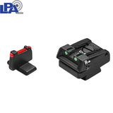 HK VP9 OR & HK SFP9 OR adjustable Eisenviséierer | with fiber optics