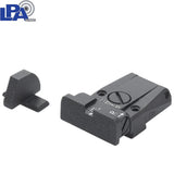 Springfield [XD,XDM] & HS Produkt [XDM HS-9 SF19] verstellbar Eisenviséierer | blank