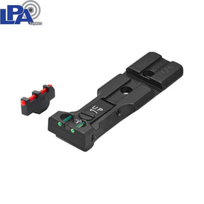 S&W revolver [686 629 19 66 586 & other] viseur point rouge ready organes de visée réglables [pin-front sight] | avec fibre optique