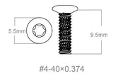 Set vu Schrauwen 3Stk | 4-40x0.374’’ [T10]