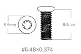Set vu Schrauwen 3pcs | 6-48x0.374’’ [T10]