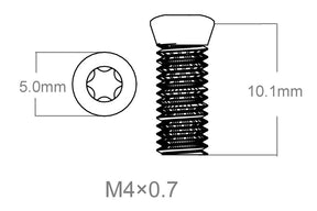 Set vu Schrauwen 3pcs | M4x0.7 [T10]