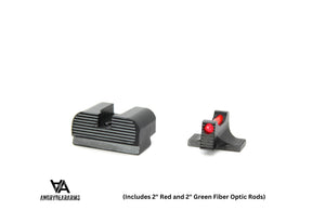 Sig P365 hohe Sport-Visierung mit Faseroptik