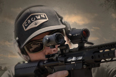 Sightmark XTM-3 3xMagnifier mat LQD flip to side mount
