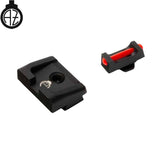Eisenviséierer for Glock [G17 G19 G26 & other] with fiber optics | type