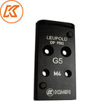 Steel Adapterplack fir Glock MOS | Leupold DPP Foussofdrock