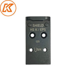 Stahl Adapterplatte für Glock MOS | Shield RMSc & Holosun K-series Footprint