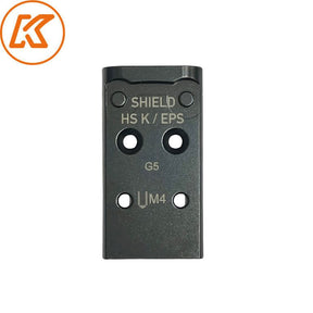 Plaque point rouge en acier pour Glock MOS | Shield RMSc & Holosun K-series empreinte