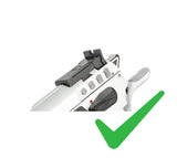 Tanfoglio Schwalbenschwanz-Ausfräsung