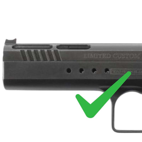 Rotpunktmontage seitliche Montage für Tanfoglio Modelle mit vorgebohrten Löchern | Trijicon RMR Footprint