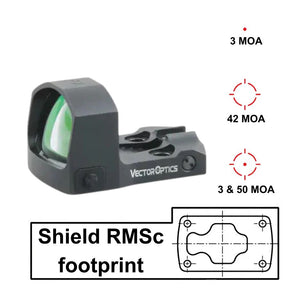 Vector Optics Frenzy-S 1x17x24 MOS Multi Reticle Routpunktvisier