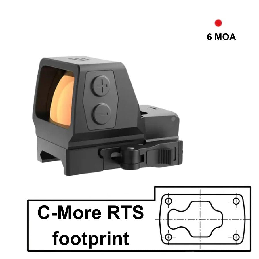 Frenzy Plus 1×22×32 Red Dot Vector Optics | Point rouge 6 MOA