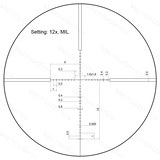 Vector Optics Veyron 3-12x44 SFP compact lunette de tir 