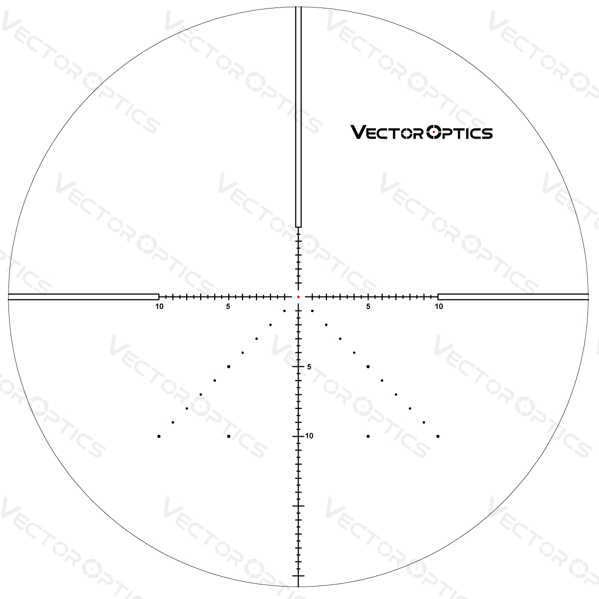 Vector Optics Veyron 6-24x44 IR Éischt Brennwäit Beleuchtete Geziilscope 