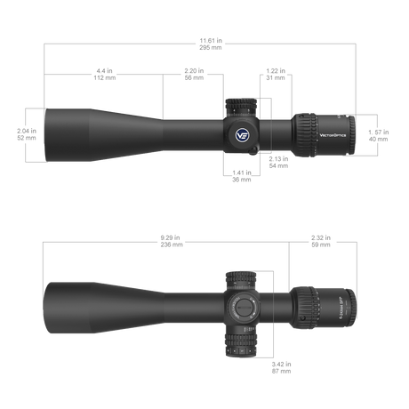 Vector Optics Veyron 6-24x44IR SFP kompaktes Zielfernrohr