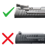Walther PPQ [Q4 & Q5] Optics Ready Plack | Typ A [RMSc, DPP, Docter Footprints] 