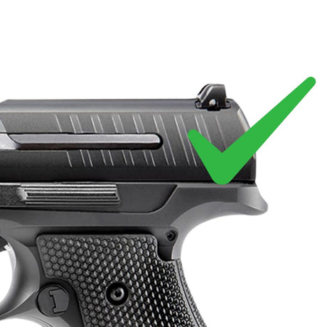 Walther [PPQ P99 Creed PPS] justéierbar Eisenviséierer | with tritium