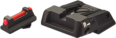 Walther Q4 SF OR & Q5 Match SF ensemble de viseurs réglables | avec fibres optiques type A 