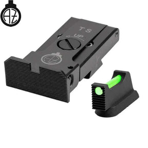 CZ TS 2 CZ TS 1 & CZ Shadow 2 Target justéierbar Eisenviséierer | Faseroptik