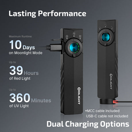 Olight ArkPro Lite | lampe EDC plate 3-en-1 | 1.200 lm