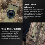 Olight ArkPro Ultra | flat lampe EDC 4-en-1 | 1.700 lm - Olive Green