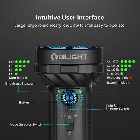 Olight Marauder 2 Mini | lampe rechargeable puissante | 10.000 lm