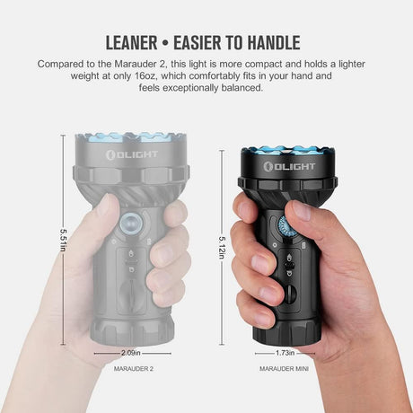 Olight Marauder Mini | méifaarweg opluedbar Täscheluucht | 7.000 lm