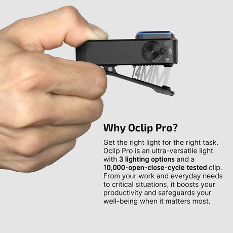 Olight Oclip Pro | multifunktionell Clip-Täscheluucht | 500 lm