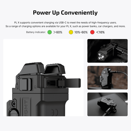 Olight PL X | lampe de pistolet | 1.200 lm