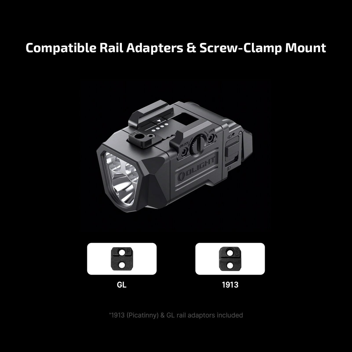 Olight PL X | Pistoulluucht | 1.200 lm