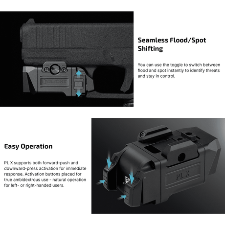 Olight PL X | lampe de pistolet | 1.200 lm